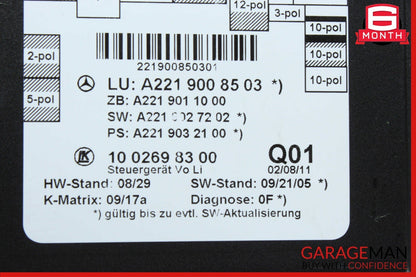 07-13 Mercedes W221 S55 AMG S400 Front Left Door Control Module 2219008503 OEM