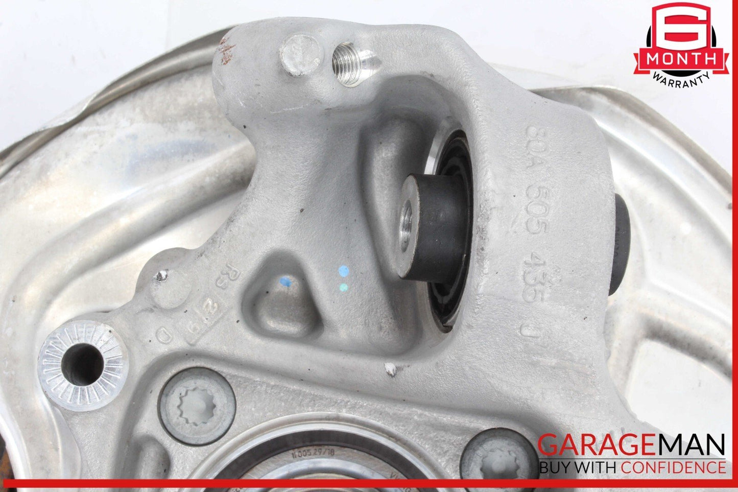 18-24 Audi Q5 Rear Left Driver Side Spindle Knuckle Wheel Hub w/ Rotor Disc OEM