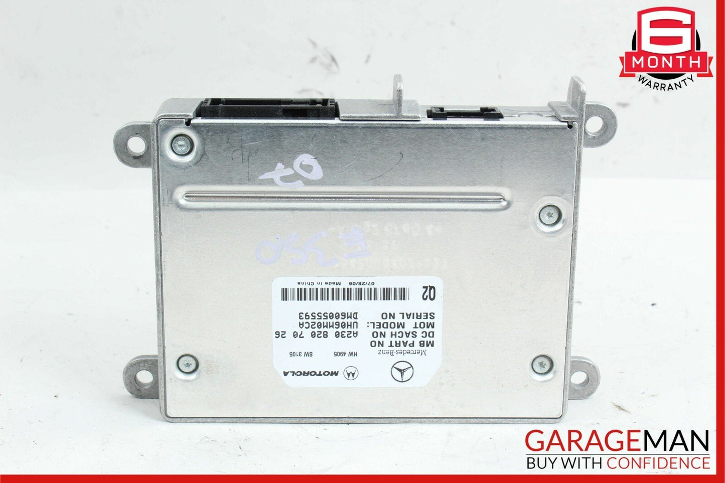 06-12 Mercedes W211 E350 SL550 Communication Control Module 2198200926 OEM
