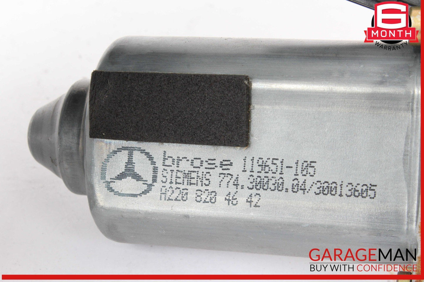 00-06 Mercedes W220 S55 AMG Front Right Passenger Side Window Regulator Motor