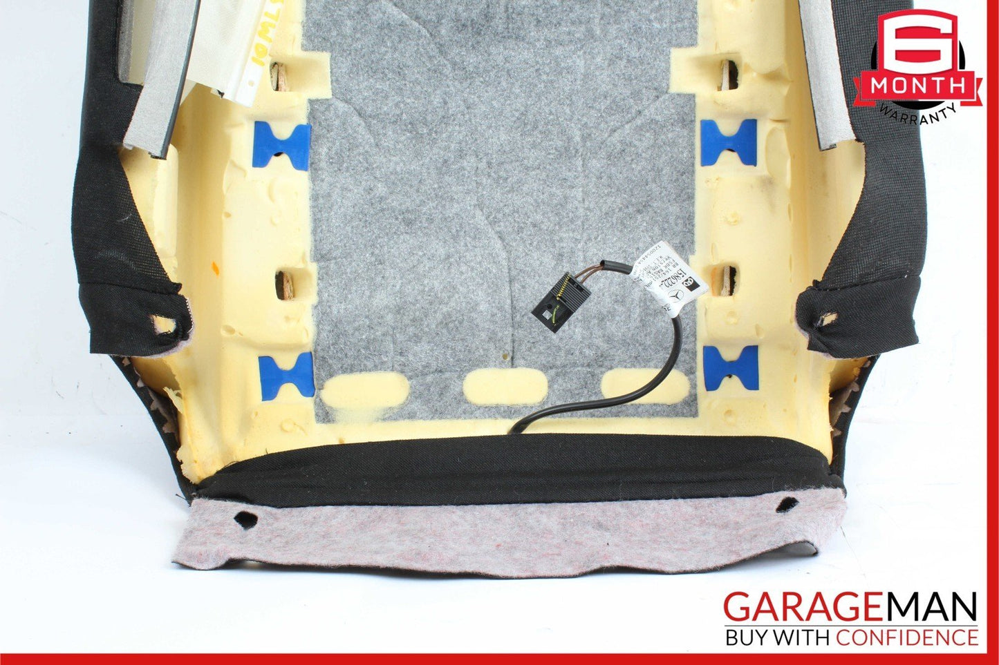 09-13 Mercedes W164 ML550 R350 Front Left Side Upper Seat Cushion Black OEM