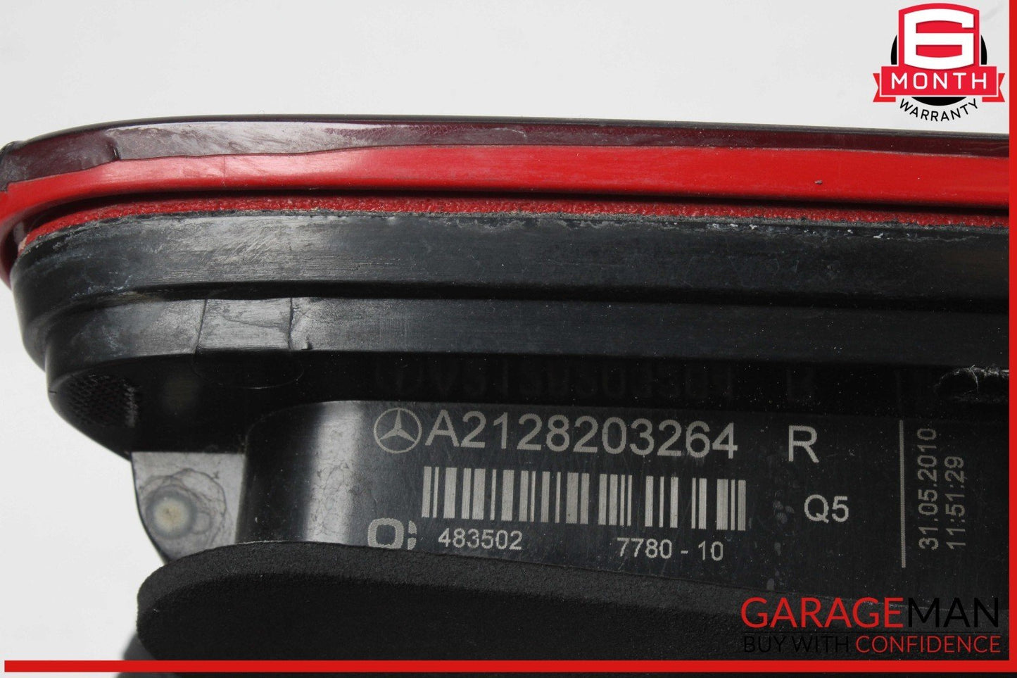 10-13 Mercedes W212 E350 E550 Sedan Inner Tail Light Lamp Rear Right Side OEM