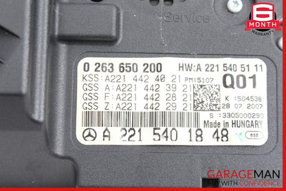07-10 Mercedes W216 CL550 S550 S600 Instrument Cluster Speedometer OEM