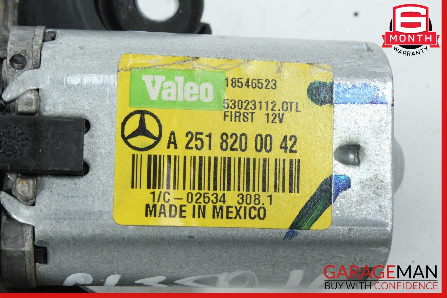 06-12 Mercedes X164 GL350 R550 ML450 Rear Windshield Glass Wiper Motor OEM