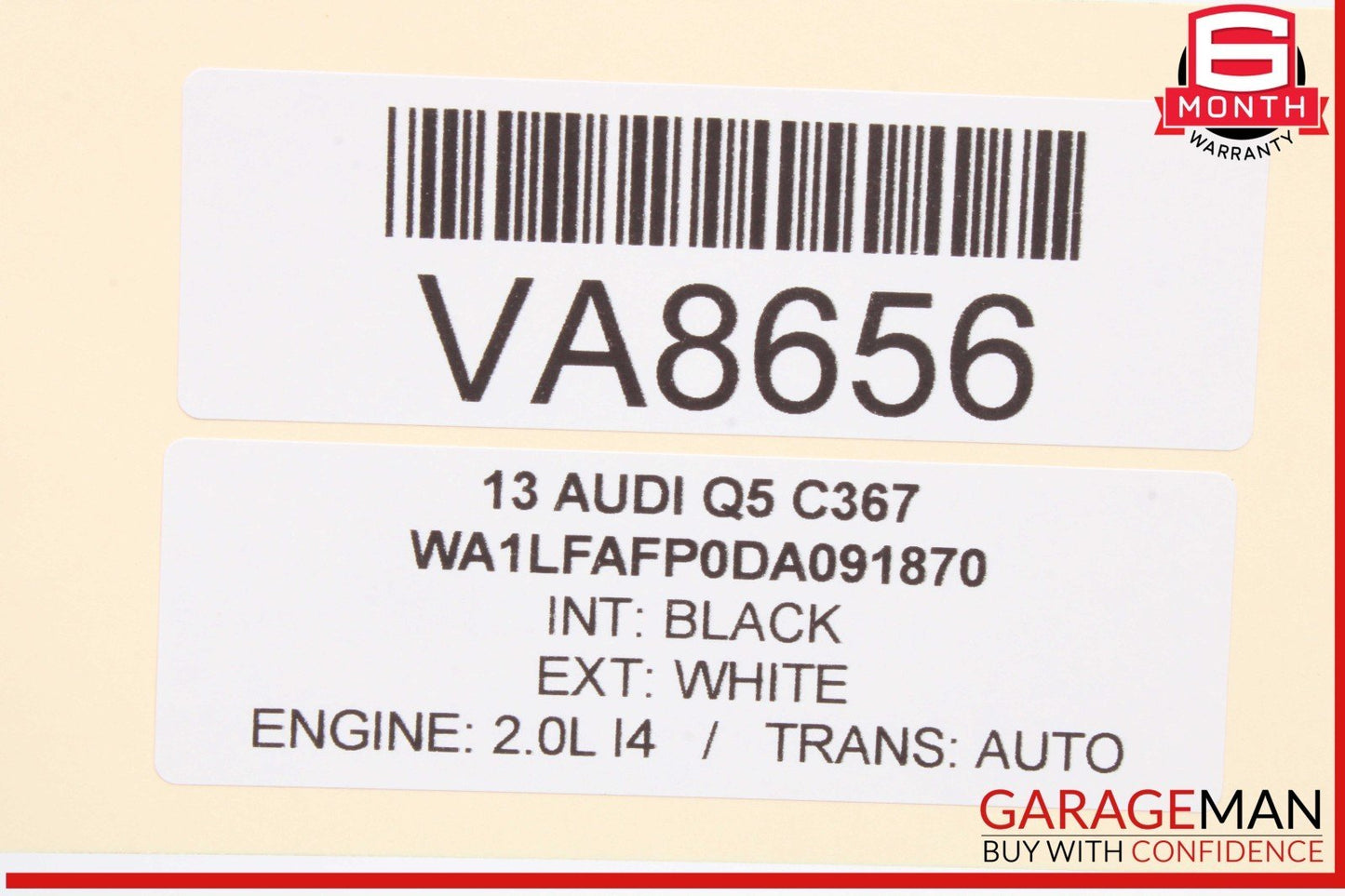 09-18 Audi Q5 SQ5 Front Left Driver Side Window Regulator Motor 8K0959801B OEM