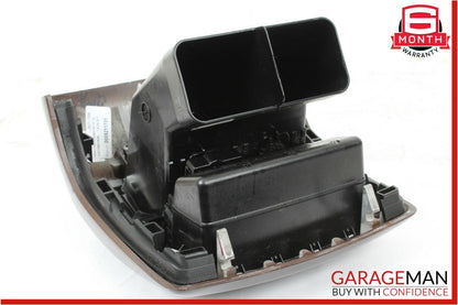 07-13 Mercedes W221 S550 Rear Center Console A/C AC Air Vent Trim Assembly Wood