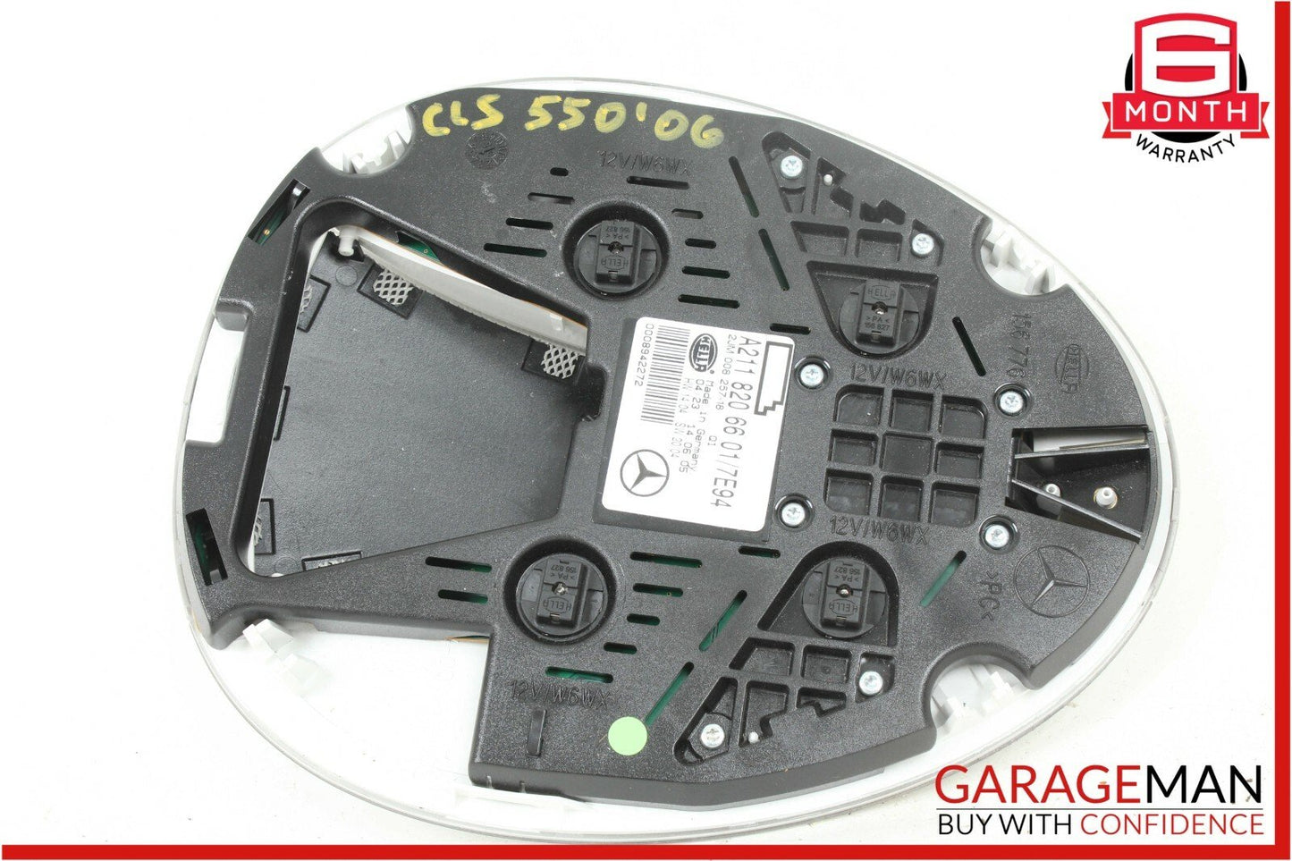 03-11 Mercedes W219 CLS550 E500 Rear Overhead Dome Light Gray OEM