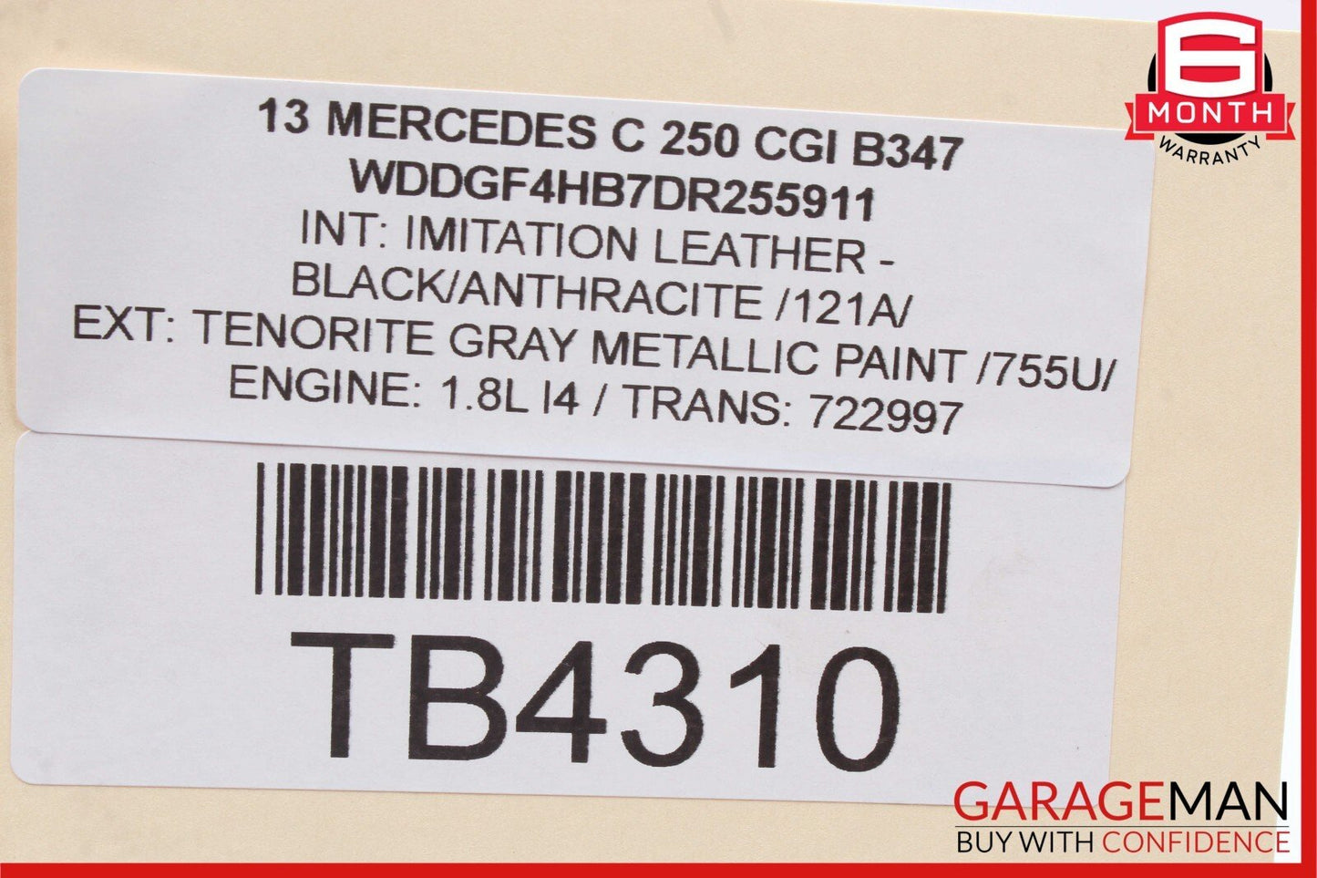 12-15 Mercedes W204 C250 SLK250 Engine Motor Crankshaft Harmonic Balancer Pulley