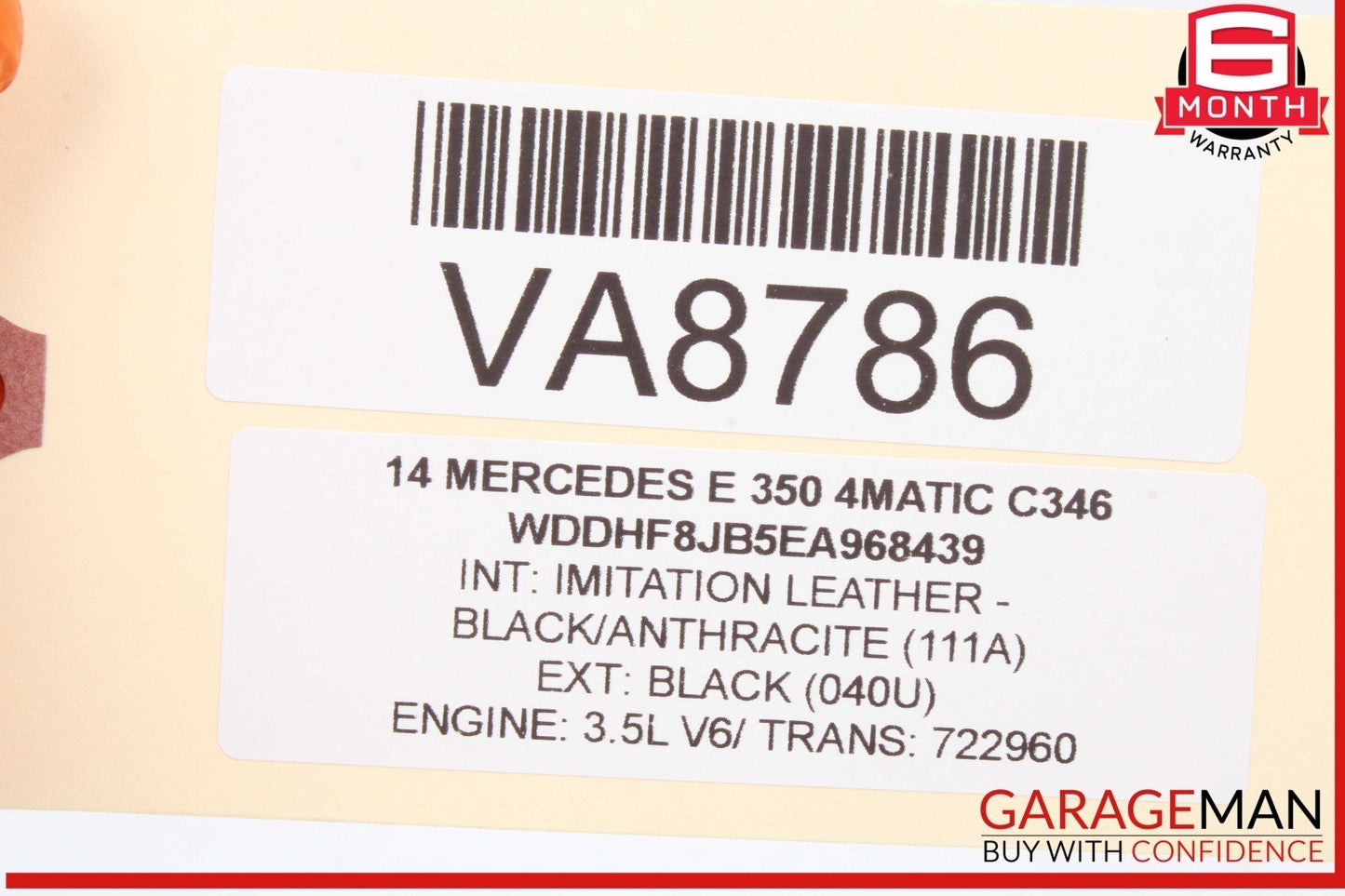 08-18 Mercedes W212 E350 4MATIC Front Left Side Door Control Module Unit OEM