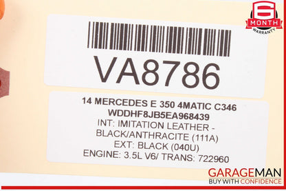 08-18 Mercedes W212 E350 4MATIC Front Left Side Door Control Module Unit OEM