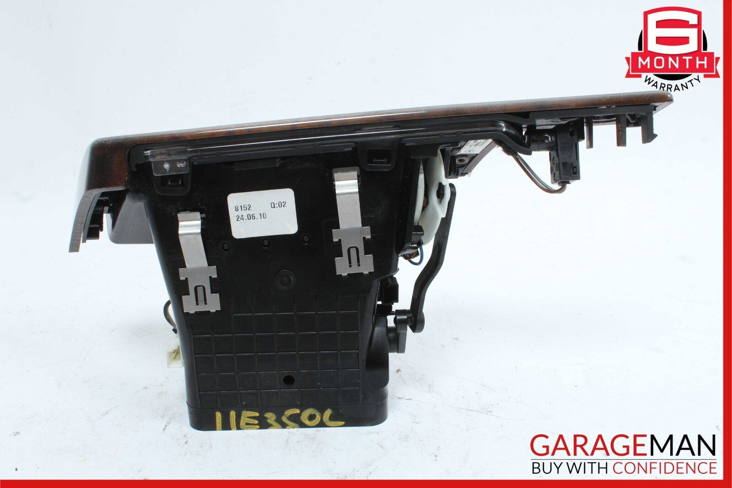 10-14 Mercedes W212 E350 Dashboard Dash AC A/C Grille Air Vent Left Trim Wood