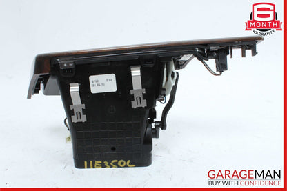 10-14 Mercedes W212 E350 Dashboard Dash AC A/C Grille Air Vent Left Trim Wood