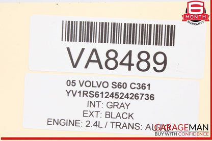 01-09 Volvo S60 Trunk Lid Lock Latch Actuator w/ Emergency Handle OEM