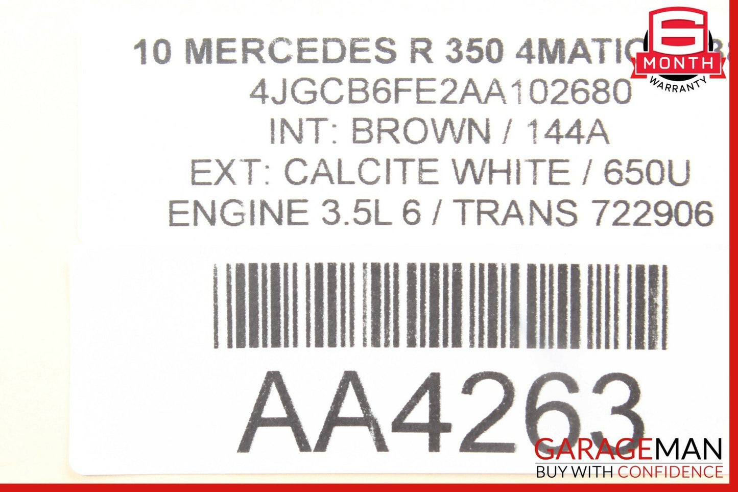 06-13 Mercedes W251 R350 R550 Rear Right / Left Side Upper Lateral Control Arm