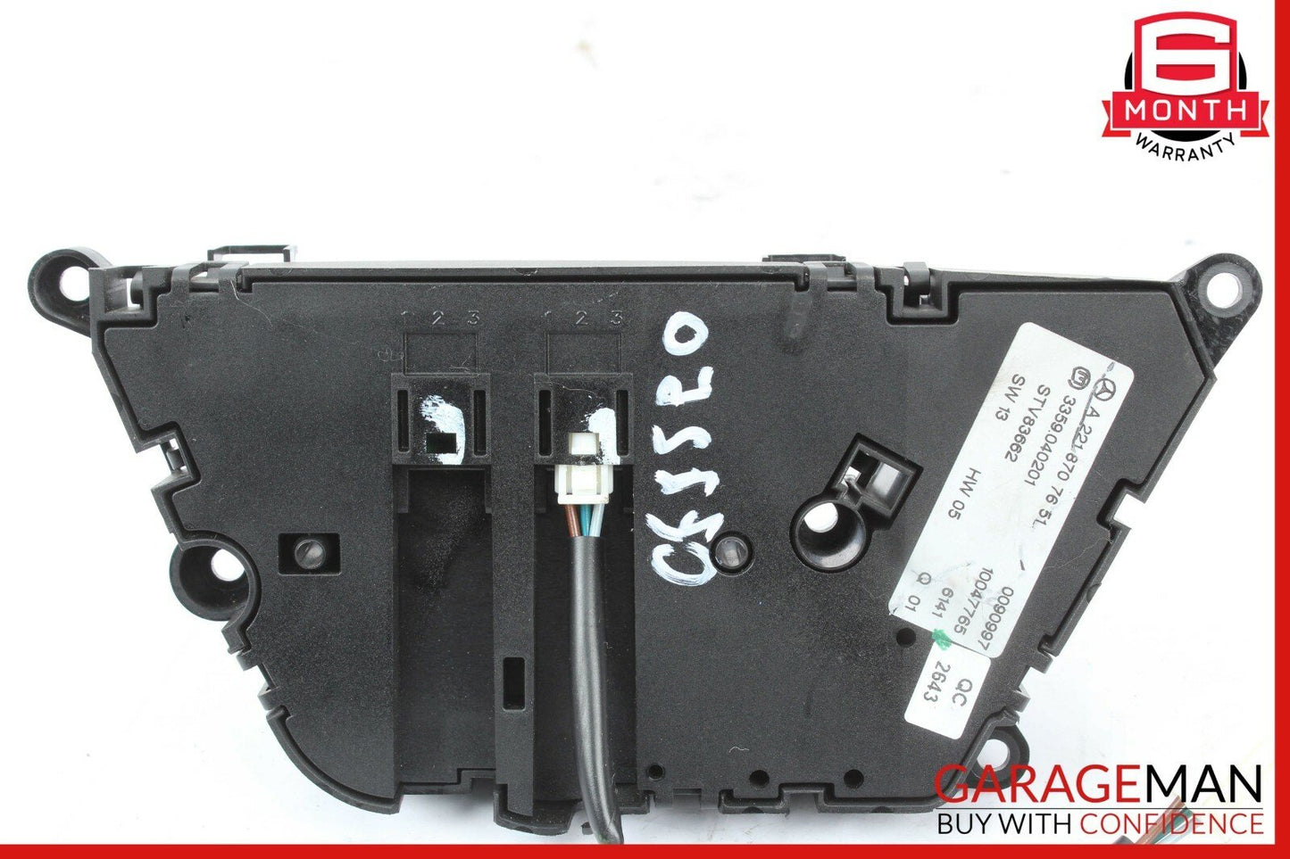 07-13 Mercedes W221 S550 Front Left Driver Side Seat Switch Control Module OEM