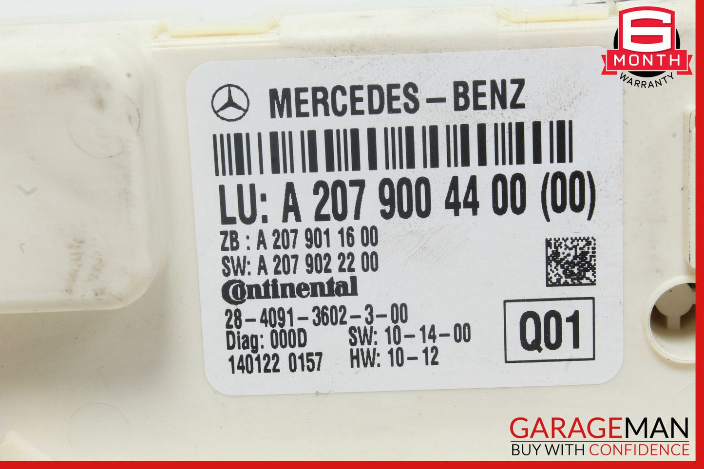10-17 Mercedes W207 E350 E550 Coupe Rear Window Regulator Control Module OEM