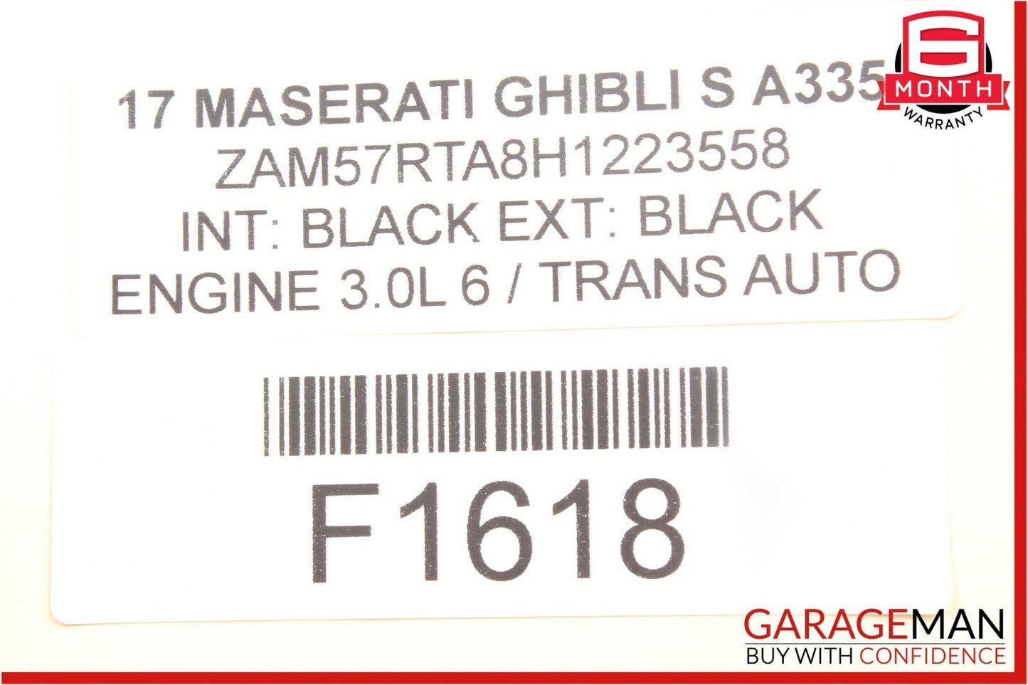 14-17 Maserati Ghibli Rear Left Driver Side Door Wiring Wire Harness Wires OEM