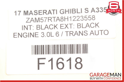 14-17 Maserati Ghibli Rear Left Driver Side Door Wiring Wire Harness Wires OEM