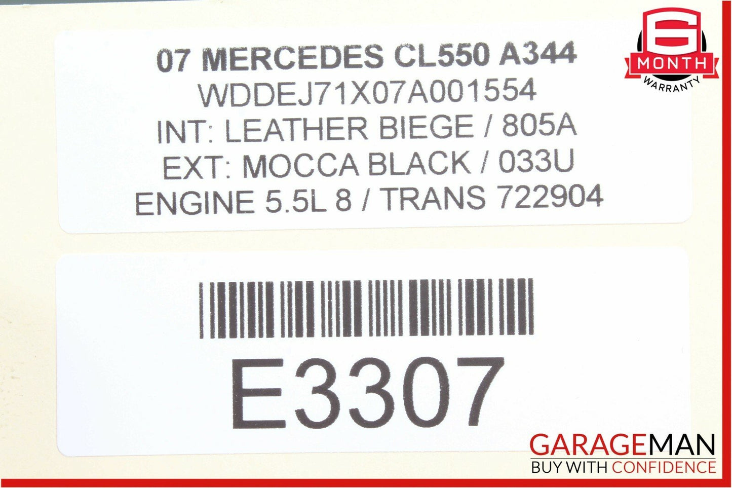 07-13 Mercedes W216 CL550 S550 Front Left Driver Seat Control Memory Switch OEM