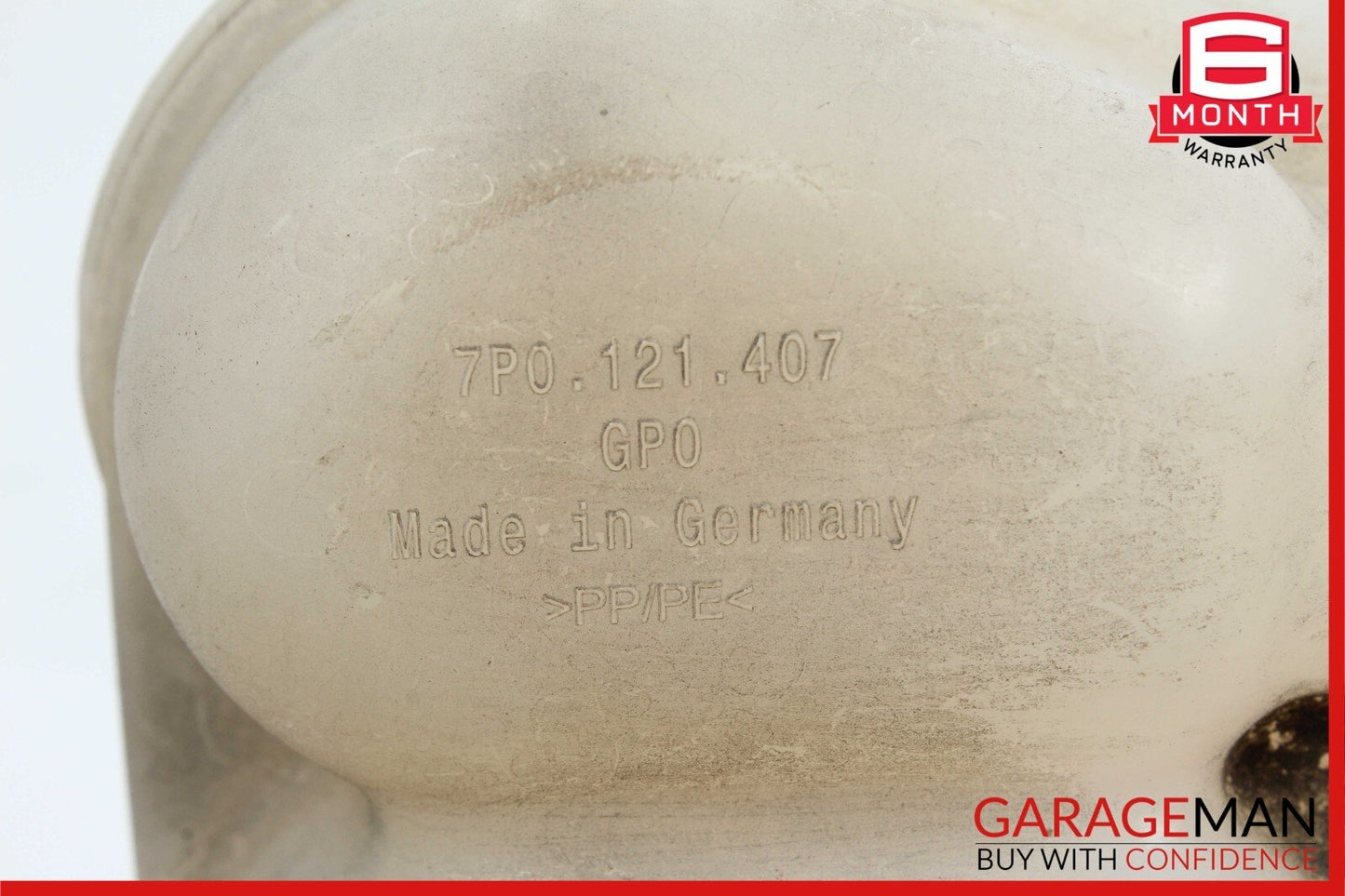 11-17 Porsche Cayenne 958 S Radiator Coolant Overflow Expansion Bottle Tank OEM