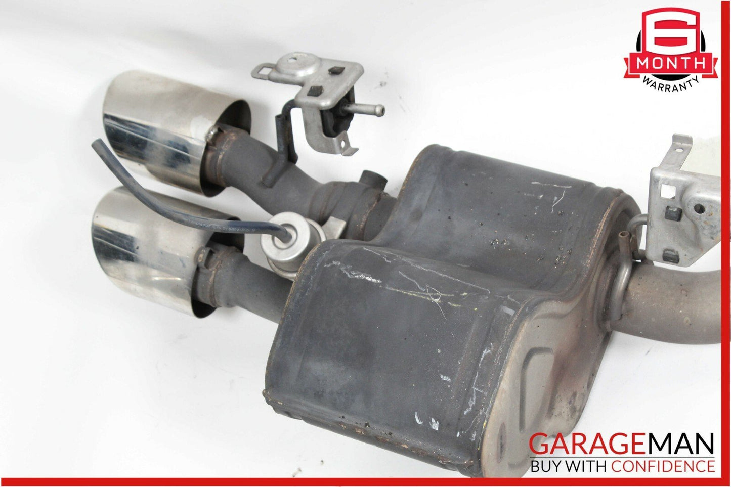14-18 Maserati Quattroporte Rear Right Passenger Exhaust Muffler Dual Tip OEM