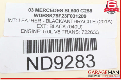03-06 Mercedes R230 SL500 Generator Alternator 150 AMP 0121541302 OEM