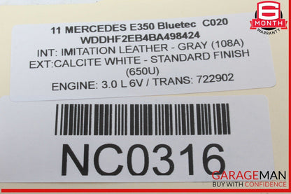 10-13 Mercedes W212 E350 Bluetec Front Right Dashboard Dash Airbag Air Bag OEM
