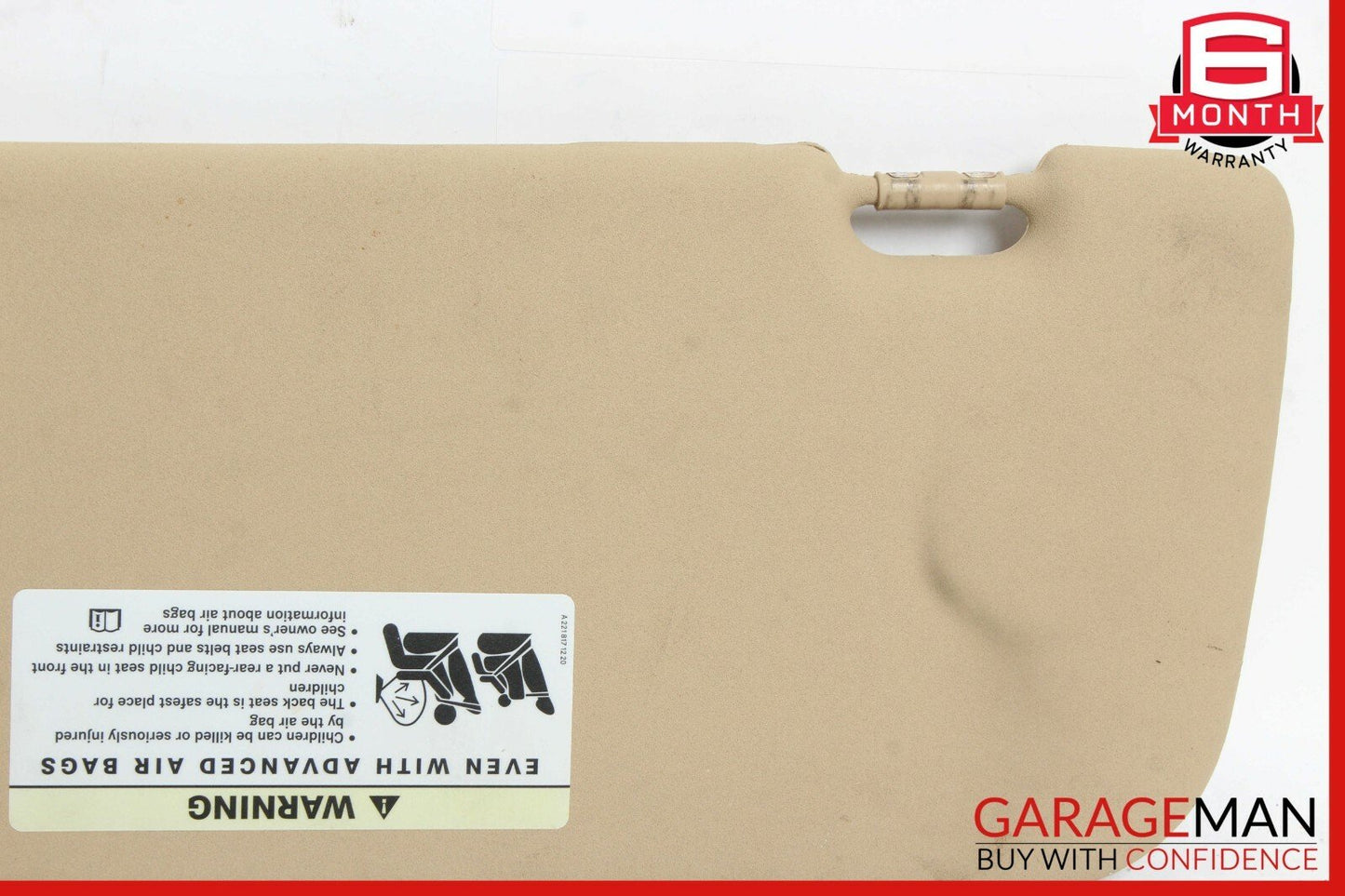 09-13 Mercedes W251 R320 R350 Front left Side Sun Visor Sun Shade Brown OEM