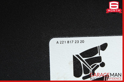 08-14 Mercedes W204 C250 Front Right Side Sun Visor Sunvisor Shade Black OEM
