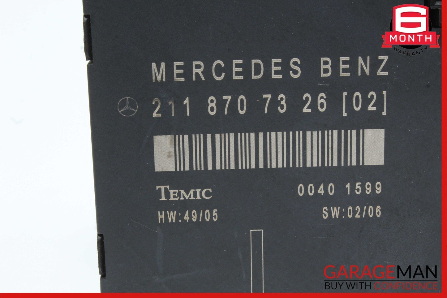 03-09 Mercedes W211 E350 E550 Front Left Driver Side Door Control Module OEM