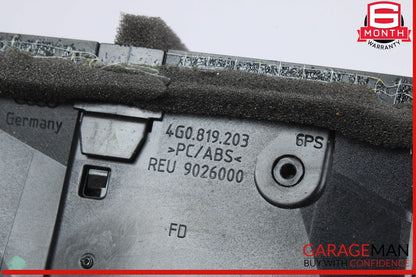 12-18 Audi A6 A7 Rear Center Console AC A/C Air Vent Grille Grill 4G0819203 OEM