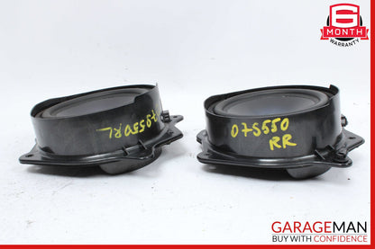 07-09 Mercedes W221 S550 Rear Left & Right Door Audio Sound Speaker Set OEM