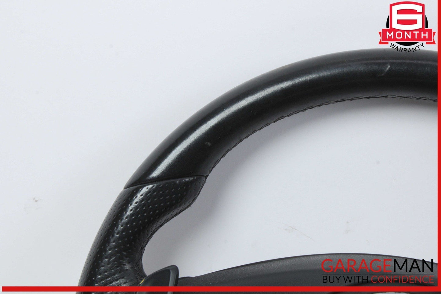 15-18 Mercedes W205 C300 GLC300 Steering Wheel Black w/ Paddle Shifters Assy OEM