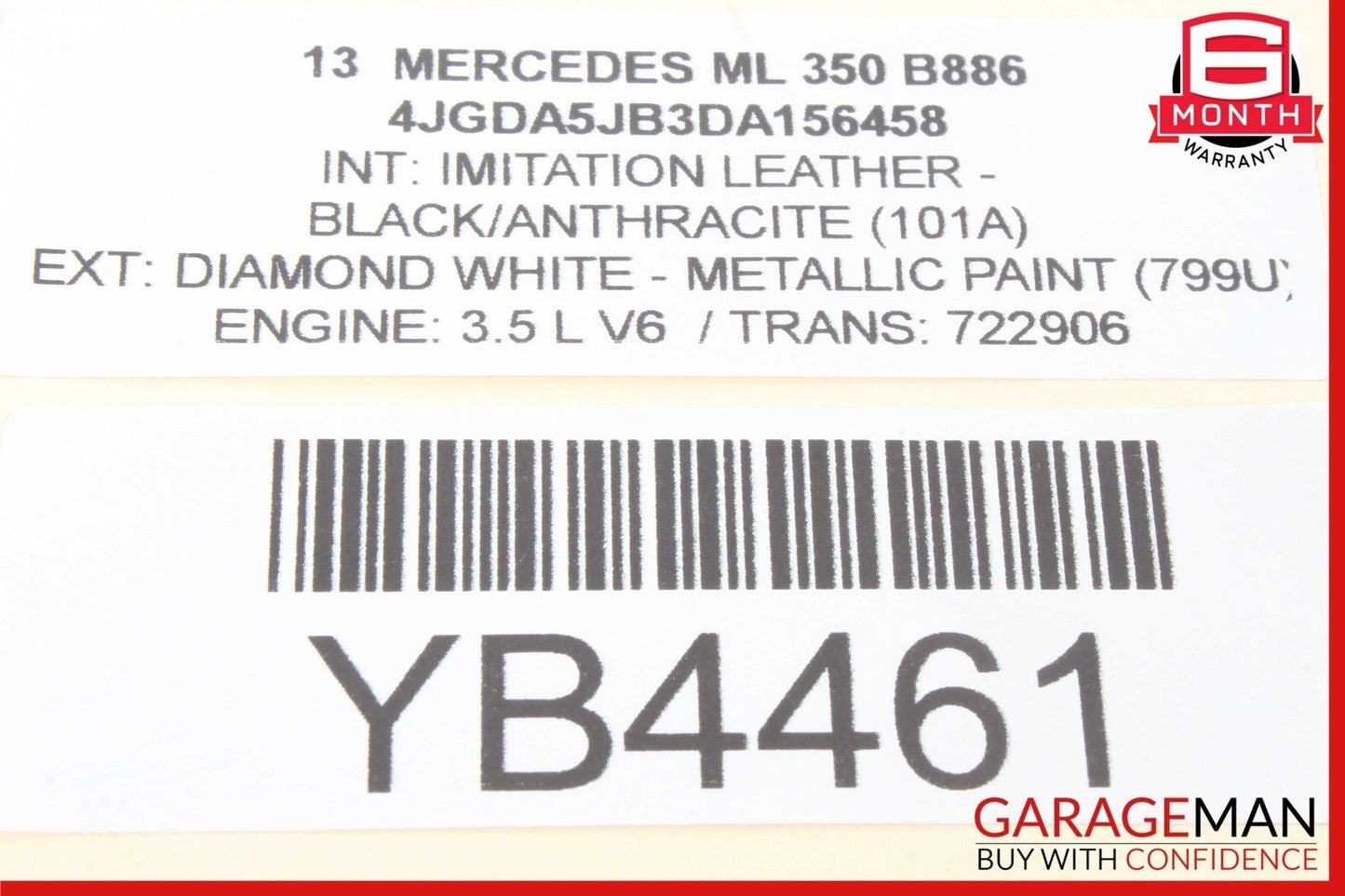 12-19 Mercedes W166 ML350 ML450 Center Dashboard Dash Trim Molding Wood OEM
