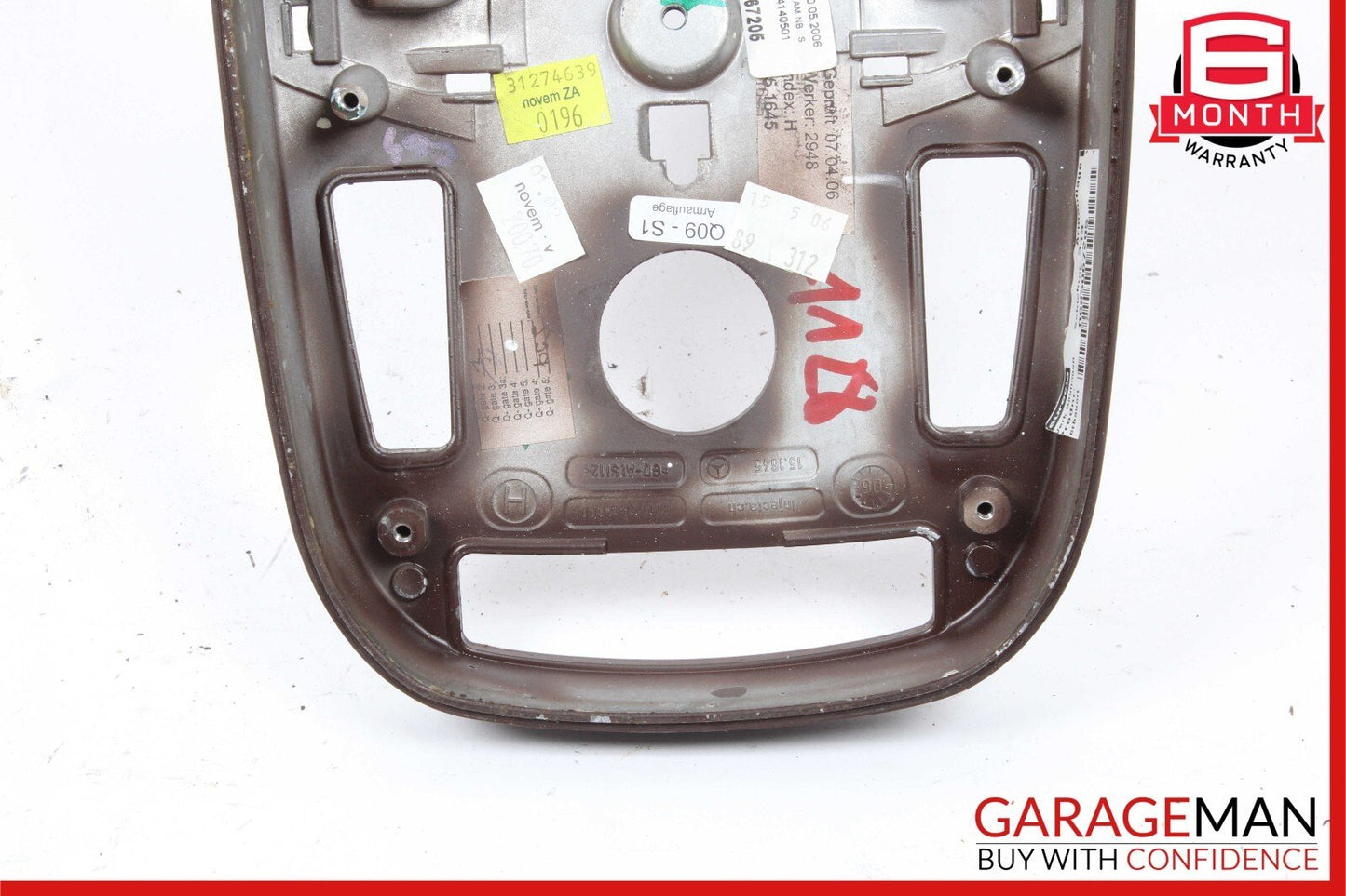 07-09 Mercedes W221 S550 Center Console Arm Rest Armrest Trim Bezel Cover Wood