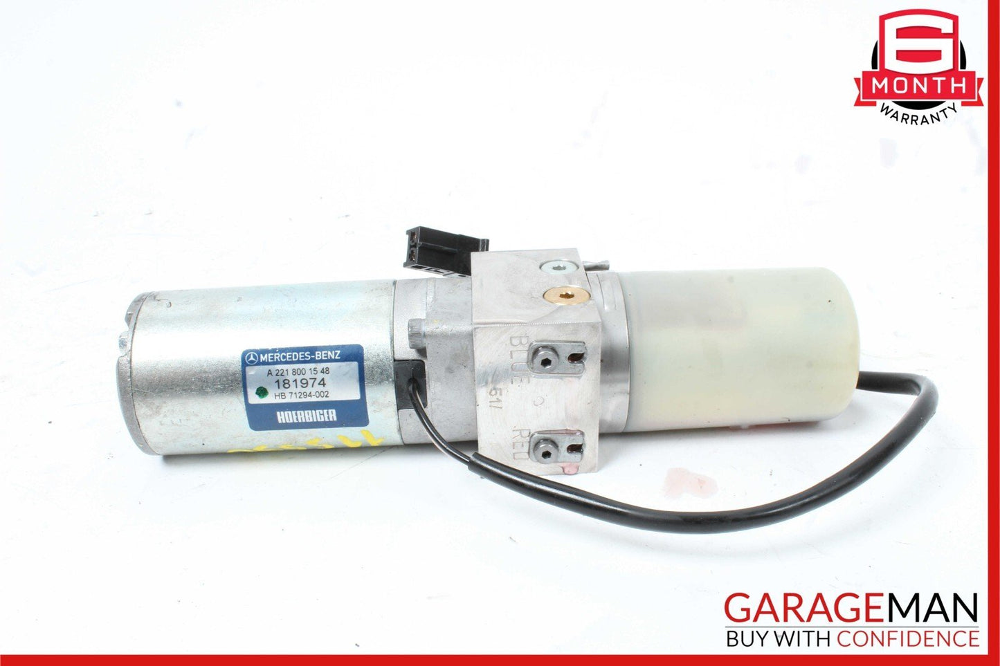07-13 Mercedes W221 S550 S63 AMG Trunk Locking Hydraulic Pull Down Pump Assembly