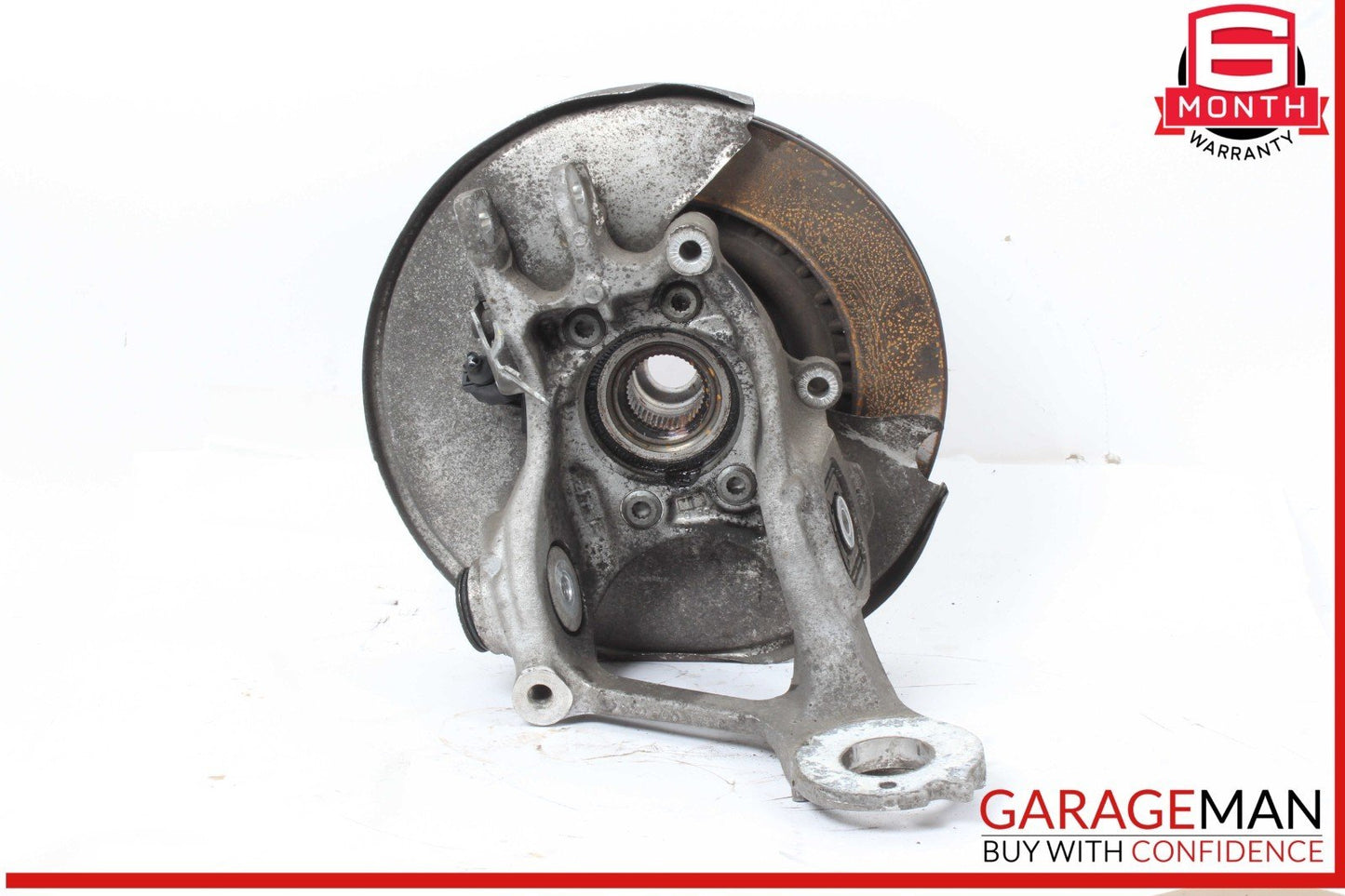 09-18 Audi SQ5 A6 A7 Rear Left Side Wheel Spindle Knuckle Hub Bearing Disc Rotor