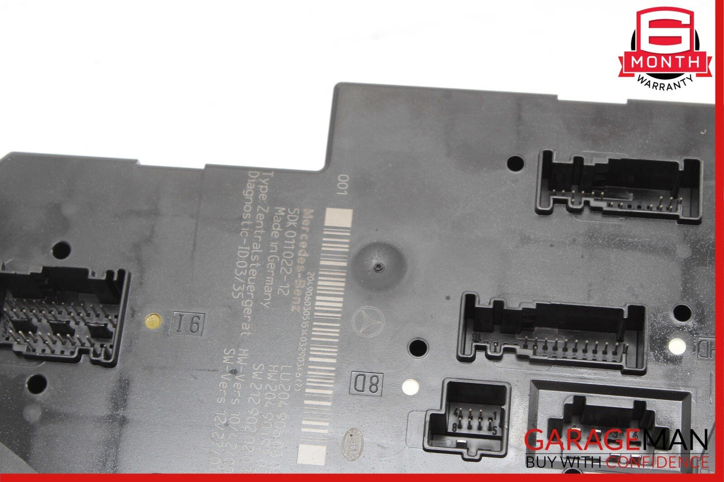 12-14 Mercedes W204 C250 C350 C63 AMG Rear SAM Module Relay Fuse Box Assembly