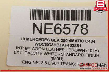 08-14 Mercedes X204 GLK350 4MATIC Front Left Side Door Lock Latch Actuator OEM