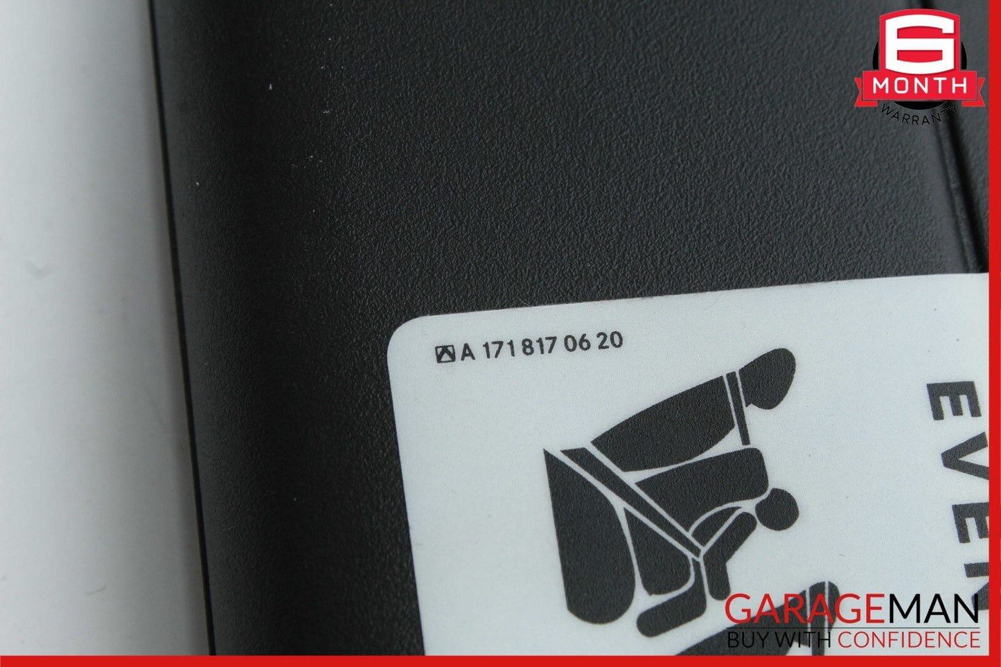 05-11 Mercedes R171 SLK300 Front Right Side Sun Visor Sunvisor Shade Black OEM
