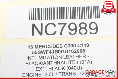 15-19 Mercedes W205 C300 GLC300 Fuse Box Power Distribution Box Module