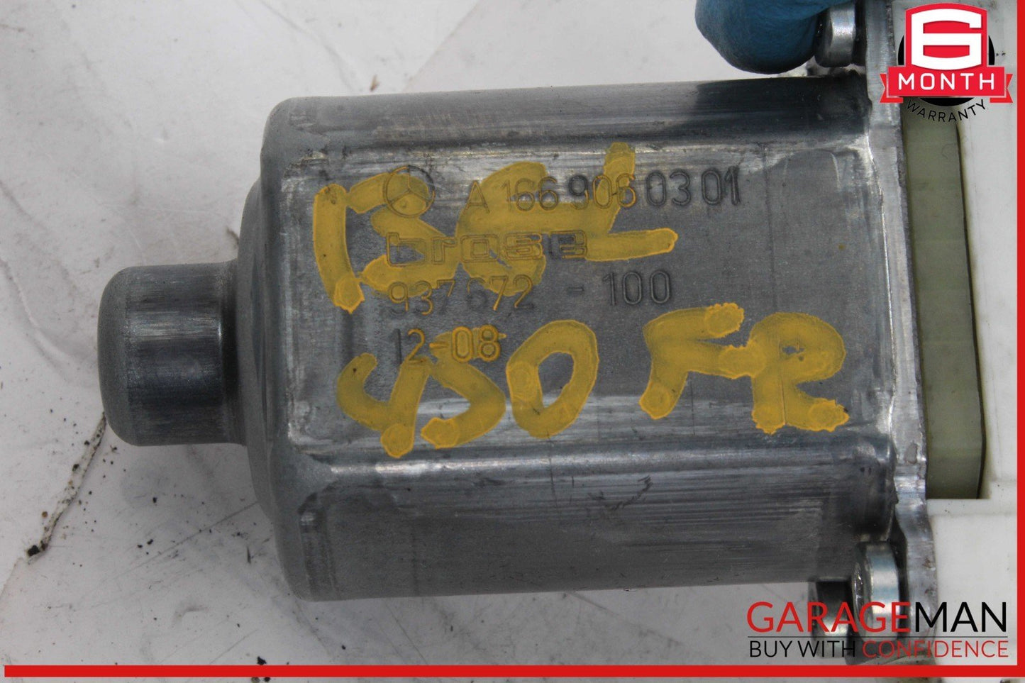 12-19 Mercedes X166 GL450 GL550 Front Right Side Window Regulator Motor OEM