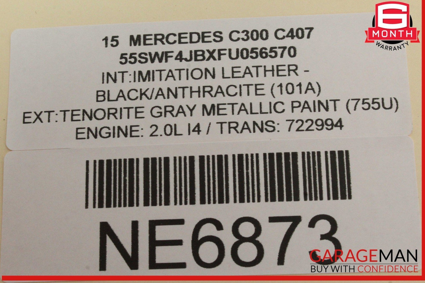 15-18 Mercedes W205 C300 Front Left Driver Side Door Control Module Unit OEM