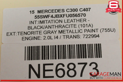 15-18 Mercedes W205 C300 Front Left Driver Side Door Control Module Unit OEM