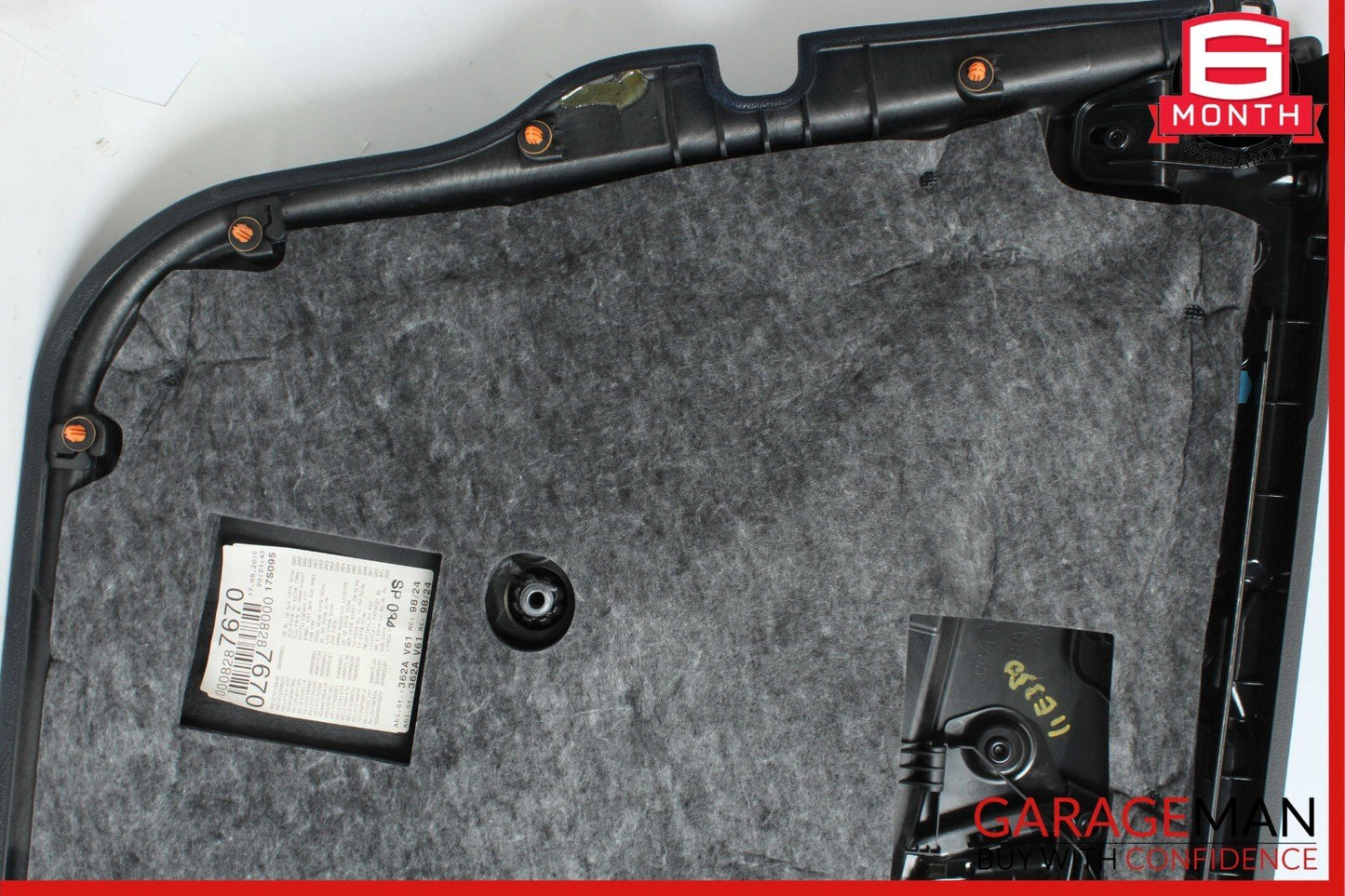 10-13 Mercedes W212 E350 E550 Front Right Side Interior Door Panel Cover Grey