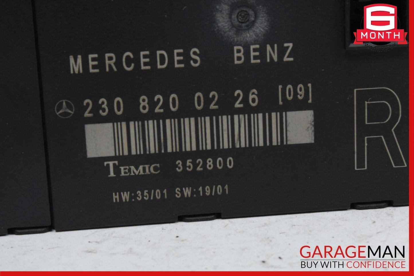 03-12 Mercedes R230 SL550 SL500 SL55 AMG Front Right Side Door Control Module