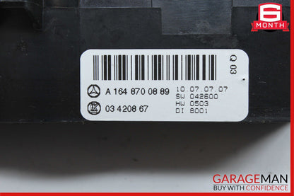 06-13 Mercedes X164 GL550 R500 ML450 Rear A/C Heater Climate Control Switch OEM