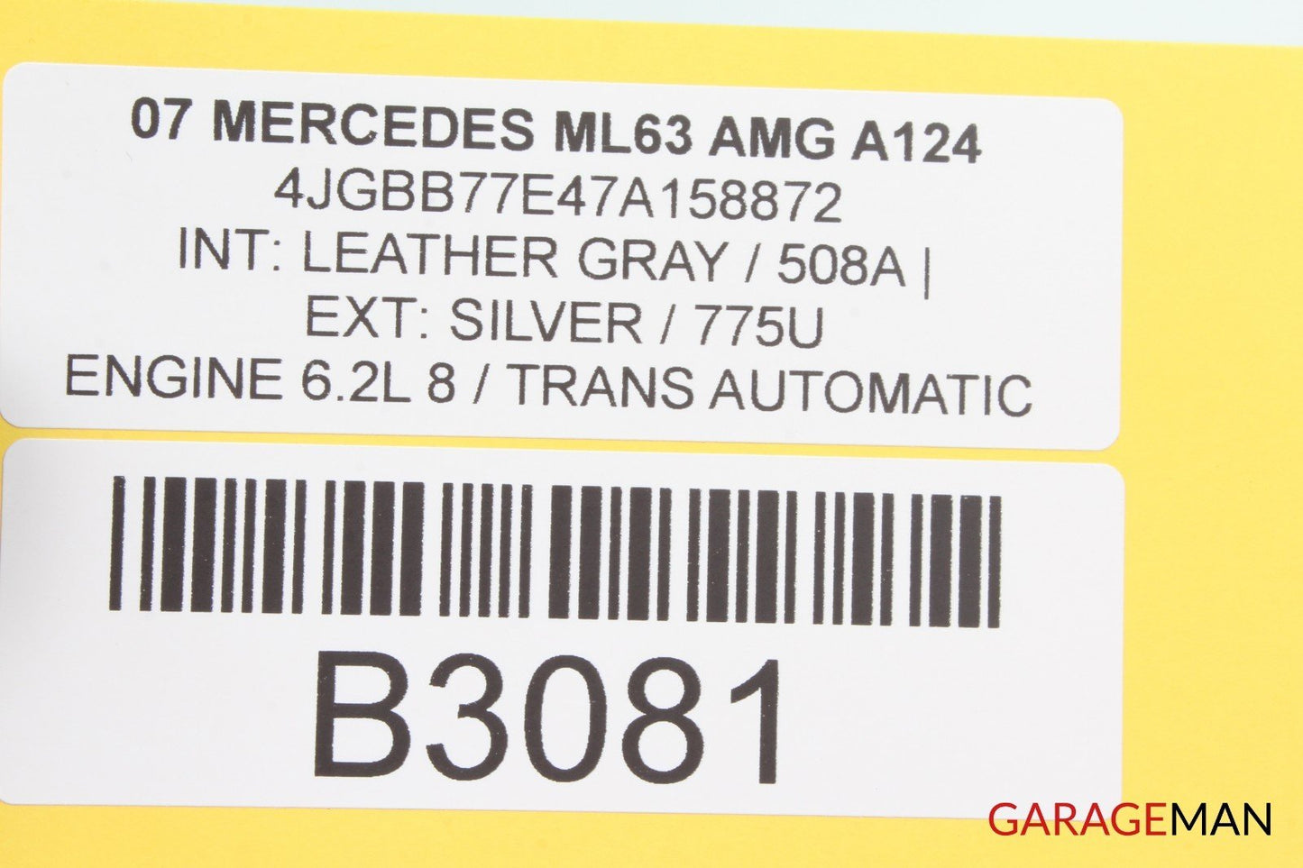 06-11 Mercedes W164 ML63 AMG Dash Center Grille Speaker Cover Trim Grey A124 OEM