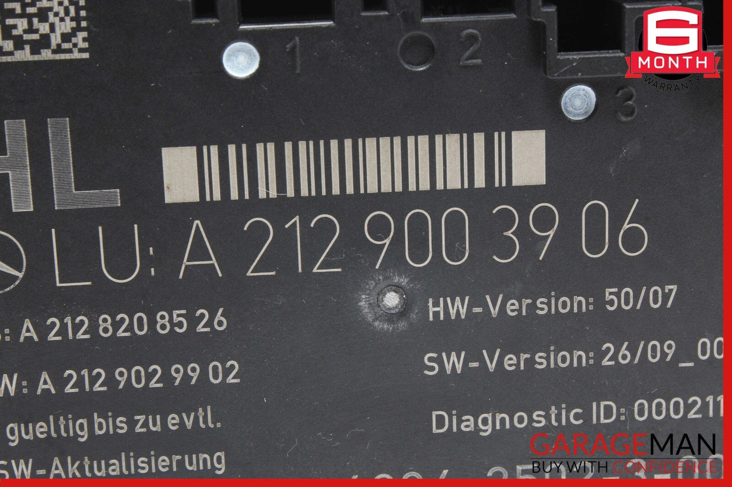 08-18 Mercedes W212 E350 C350 CLS550 Rear Left Side Door Control Module OEM