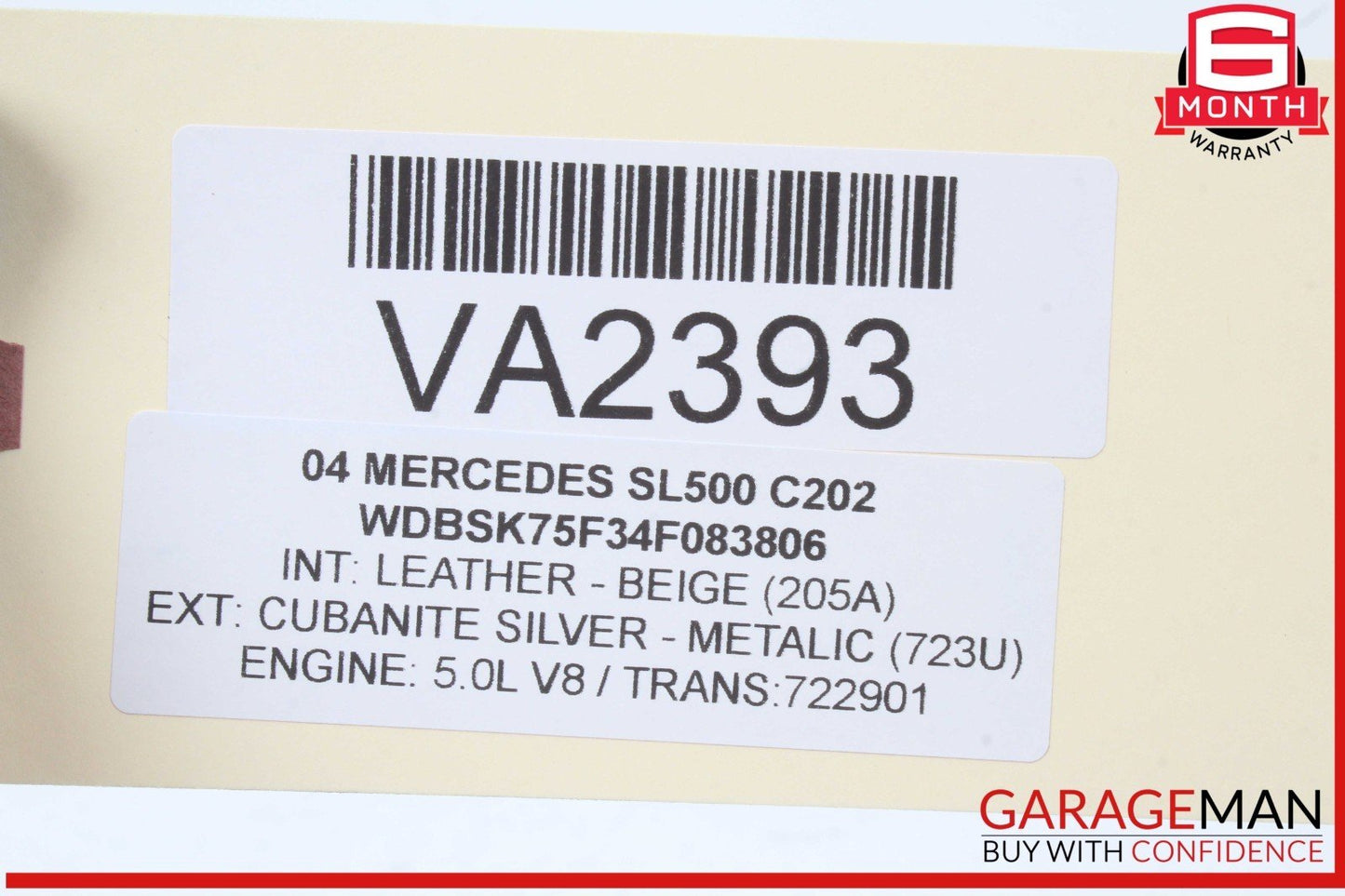 03-06 Mercedes R230 SL500 ABS ESP Anti Lock Brake Control Module Unit OEM